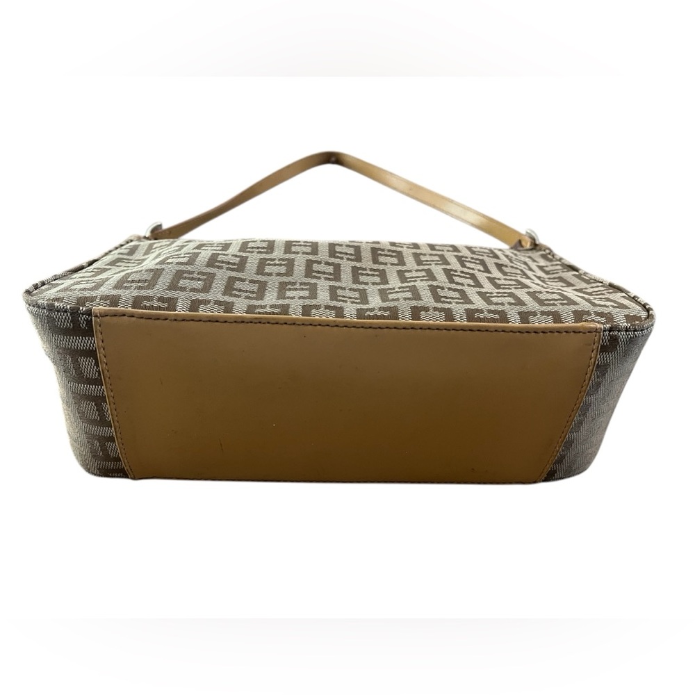 Hostess Pock Chateau Geometric Patterned Shoulder Bag - Brown - Picture 5 of 9